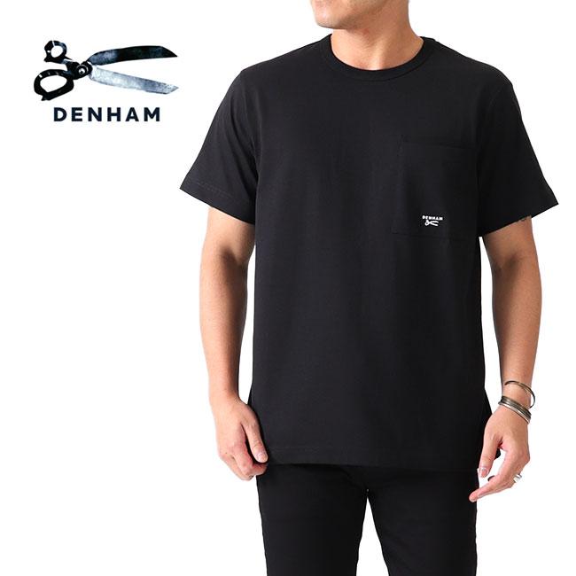 DENHAM デンハム シザーロゴ 刺繍 胸ポケット Tシャツ AMERICANA TEE