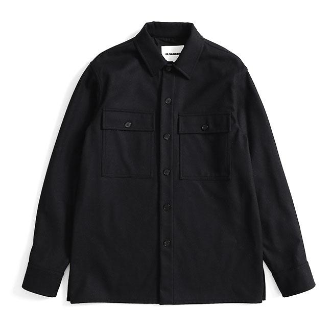 TIME SALE] JIL SANDER+ ジルサンダープラス ウールフランネル シャツ