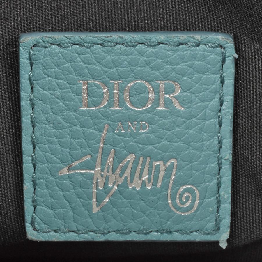 ディオール Dior ステューシーコラボ サドルバッグ ショルダーバッグ