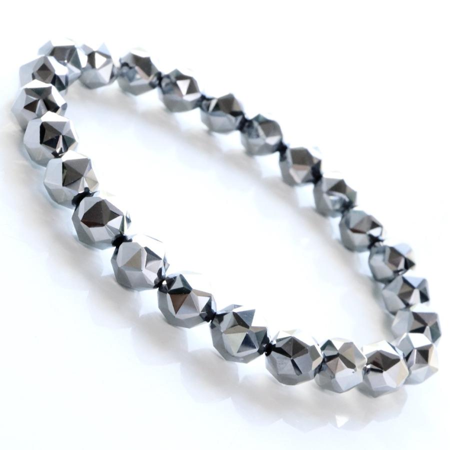 GOLD STONE テラヘルツ鉱石 本物 ブレスレット メンズ レディース 8mm