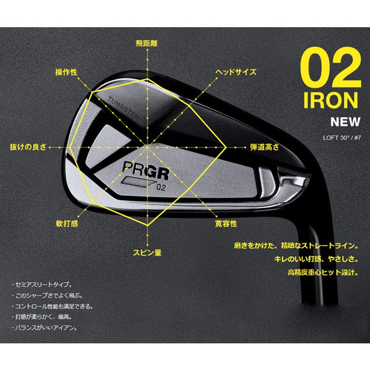 PRGR（プロギア） (特注 納期2-4週)プロギア 02アイアン単品(#4,#5