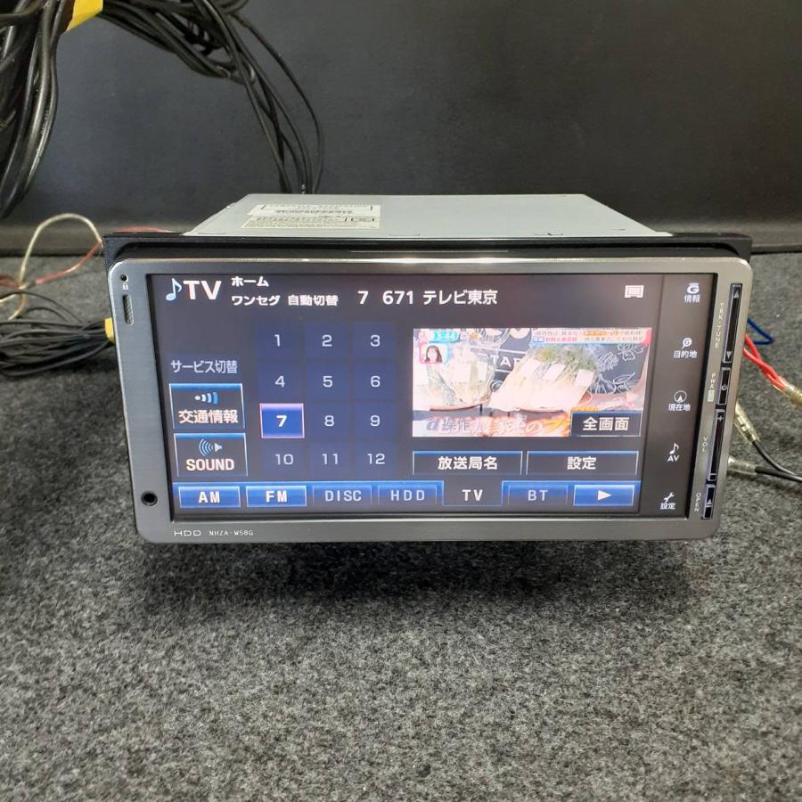 トヨタ 純正 ナビ NHZA-W58G フルセグTV DVD Bluetooth 地図データ
