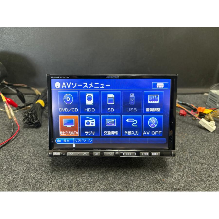ALPINE アルパイン 8インチ VIE-X088 フルセグTV DVD CD 地図データ
