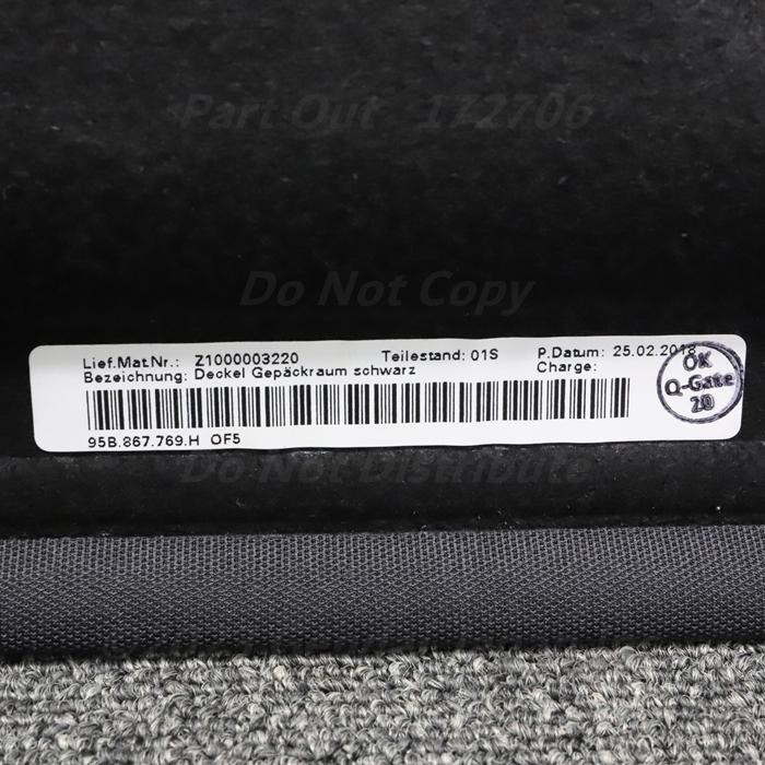 PORSCHE（ポルシェ） [P-16]マカン ターボ 95B トノカバー ラゲッジ