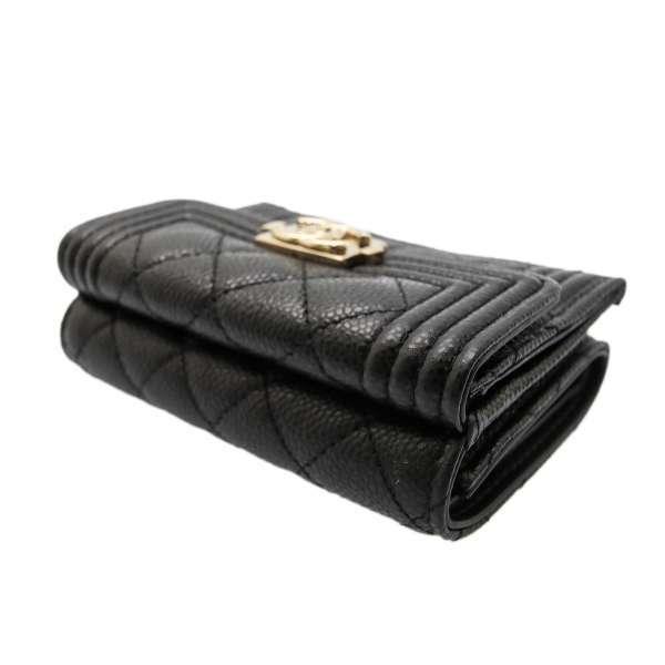 CHANEL（シャネル） 三つ折り財布 ボーイシャネル ココマーク スモール