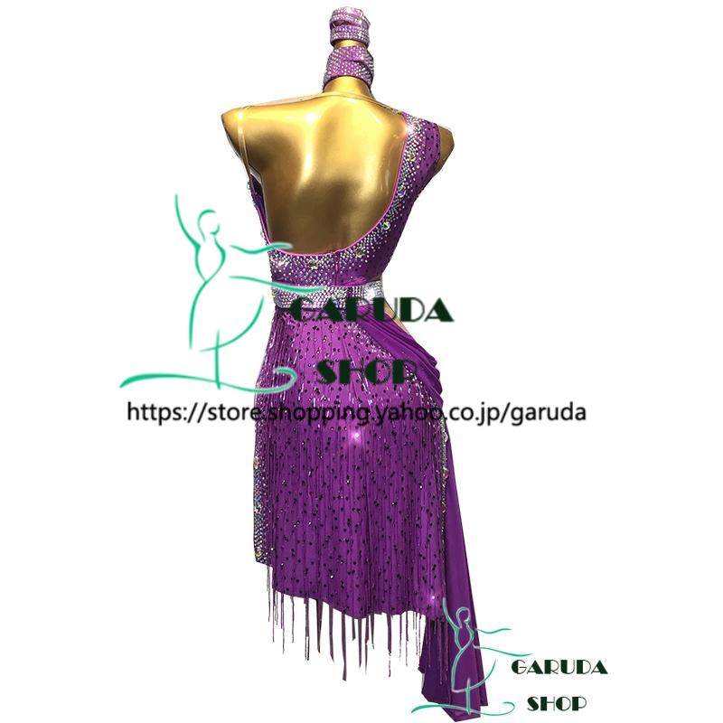 Garuda SHOP レディース社交ダンス衣装 競技ドレス ラテンドレス 高級