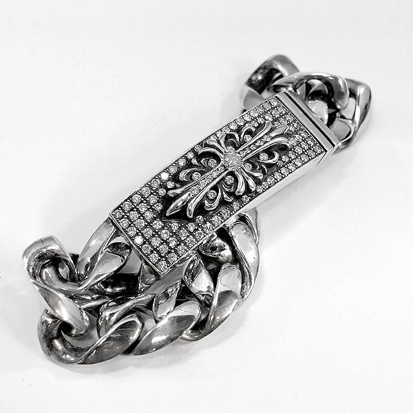 CHROME HEARTS（クロムハーツ） フローラルクロス IDブレスレット