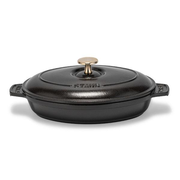 Staub（ストウブ） 【並行輸入品】 鍋 オーバル ホットプレート 23cm