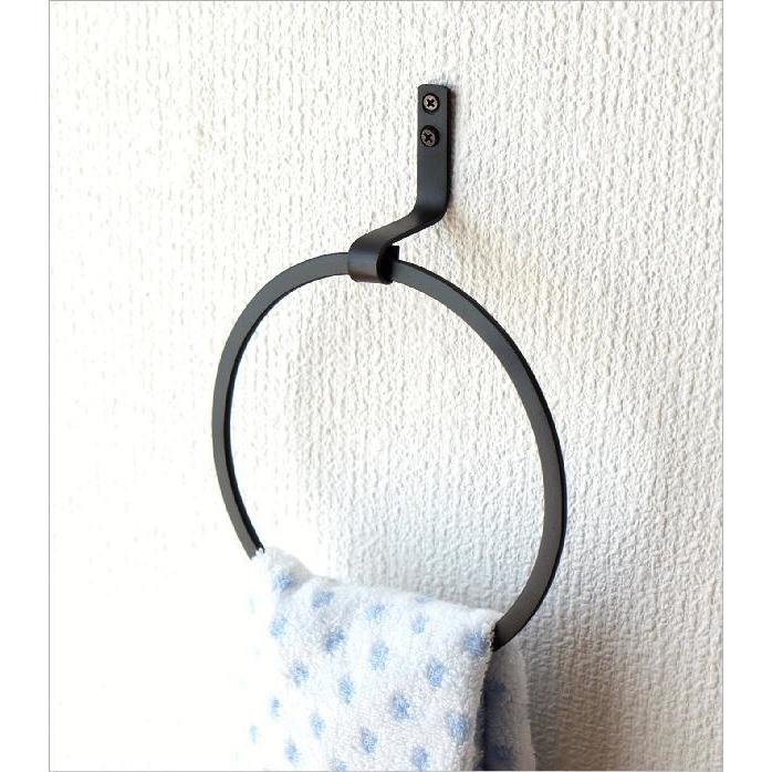 タオルリング アイアン アンティーク タオルハンガー タオル掛け