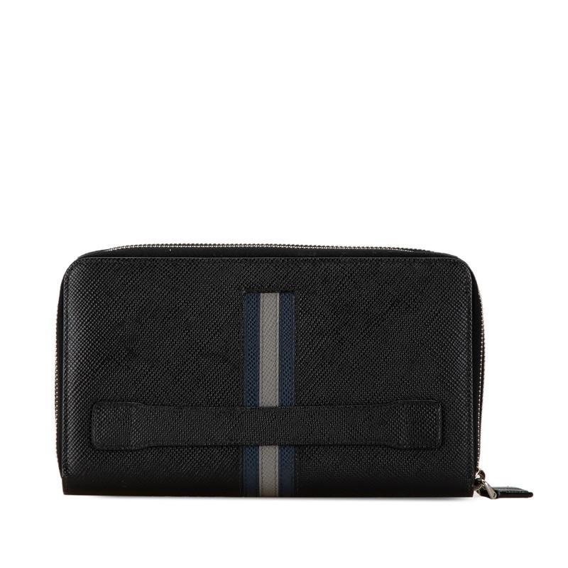 PRADA（プラダ） ダブルジップ オーガナイザー 長財布 ブラック