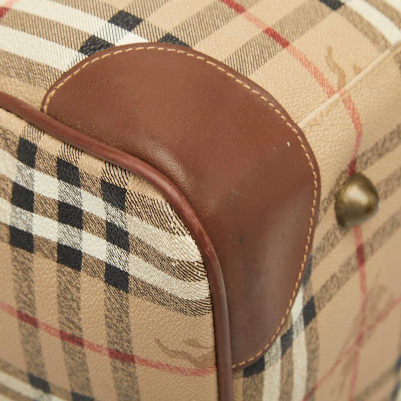 BURBERRY（バーバリー） ノバチェック シャドーホース ボストンバッグ