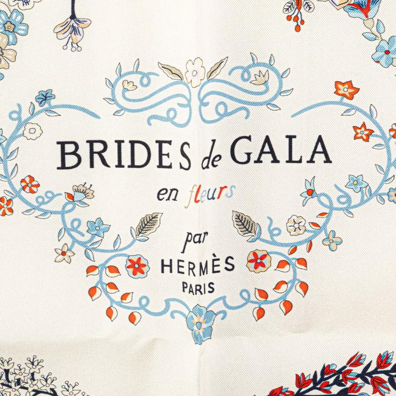 HERMES（エルメス） カレ90 BRIDES de GALA en fleurs ブリッド ドゥ