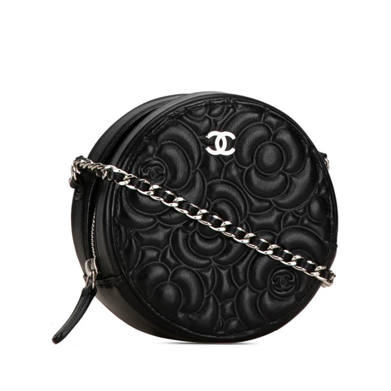 CHANEL（シャネル） カメリア ラウンドミニ チェーン ポシェット