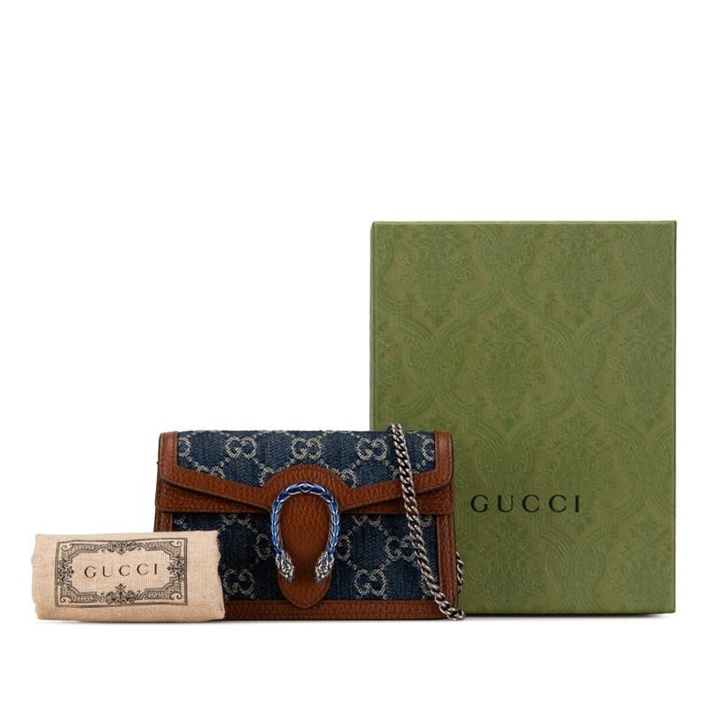GUCCI（グッチ） GGデニム ディオニュソス 斜め掛け チェーン