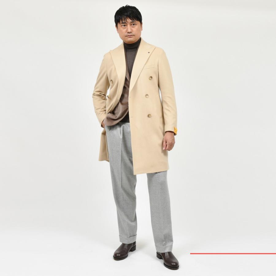 TAGLIATORE（タリアトーレ）ウールカシミアフランネルダブルチェスター