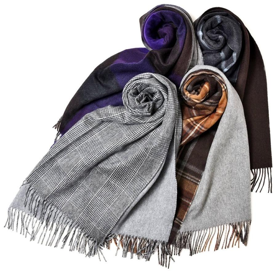 別注】新品☆ 大判ストール チェック Joshua Elliss ¥30800