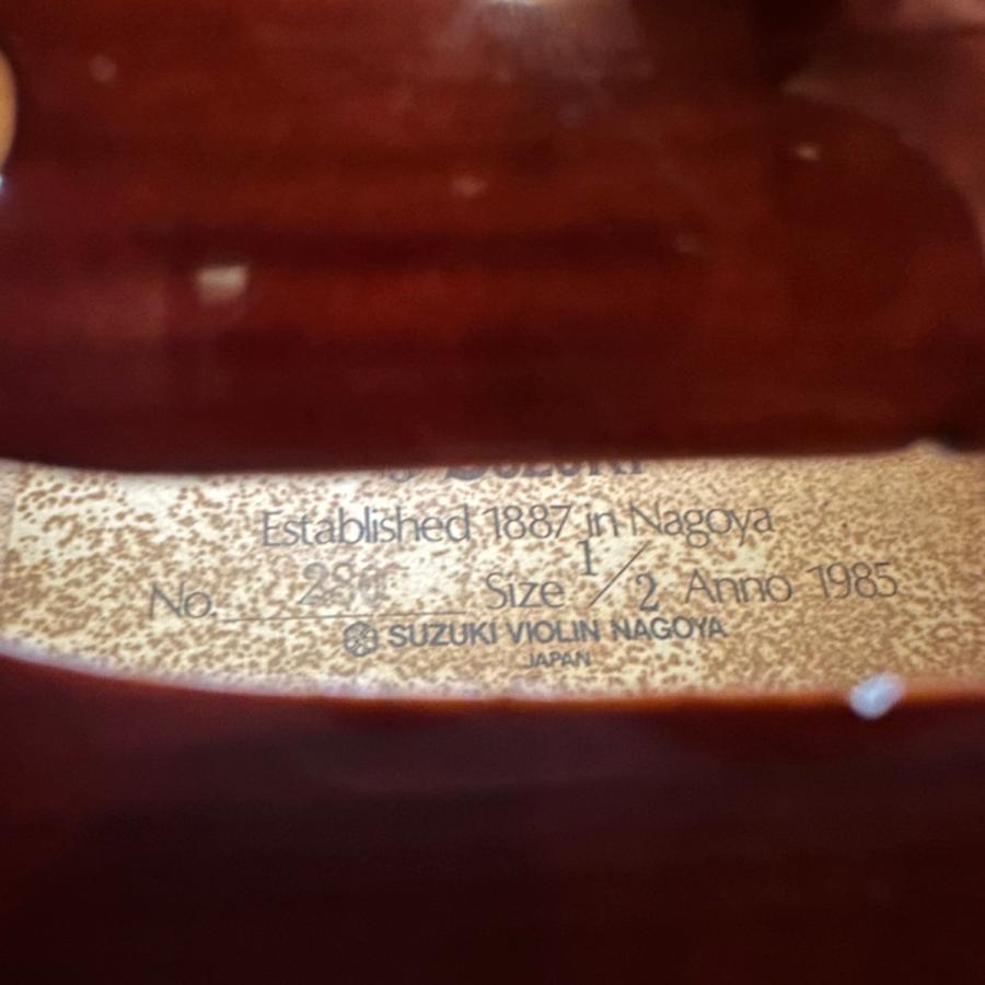 スズキ（SUZUKI） Suzuki No.280 1/2 1985年 Violin 分数バイオリン