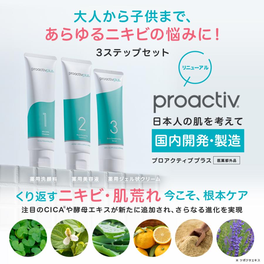プロアクティブ＋ NEW ニキビケア ニキビ跡 スマートセット 30日サイズ