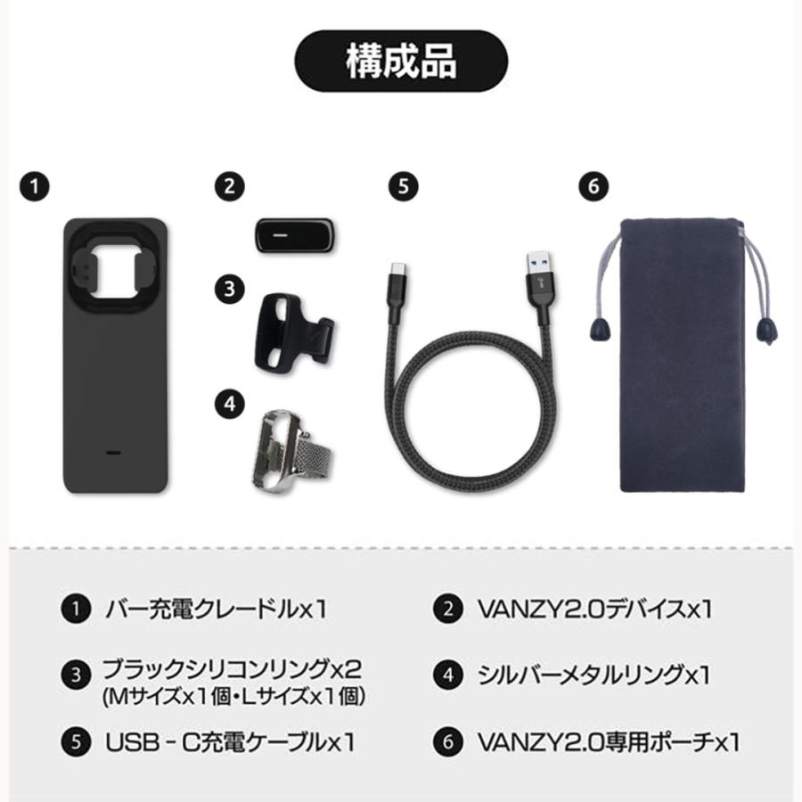 マウス vanzy vanzy2.0リング型マウス 指で操作 リングマウス 次世代