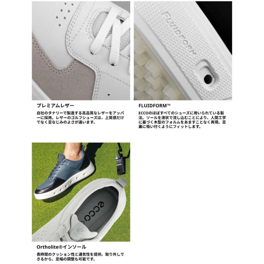 ecco（エコー） GOLF STREET 720 ゴルフシューズ メンズ 111704 カラー