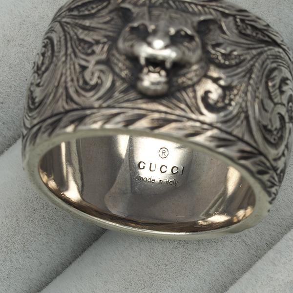 GUCCI（グッチ） リング ガーデン キャットヘッド インターロッキングG