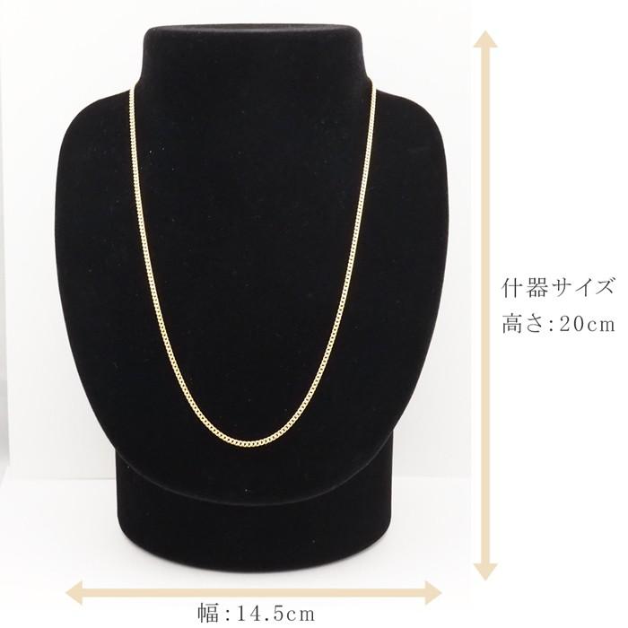 18金 ネックレス チェーン 45cm 18k k18 中空 喜平 キヘイチェーン 幅