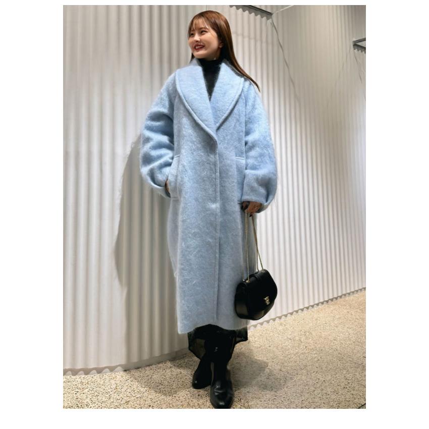 SNIDEL（スナイデル） SALE50%OFF アウター 24秋冬 シャギーロング
