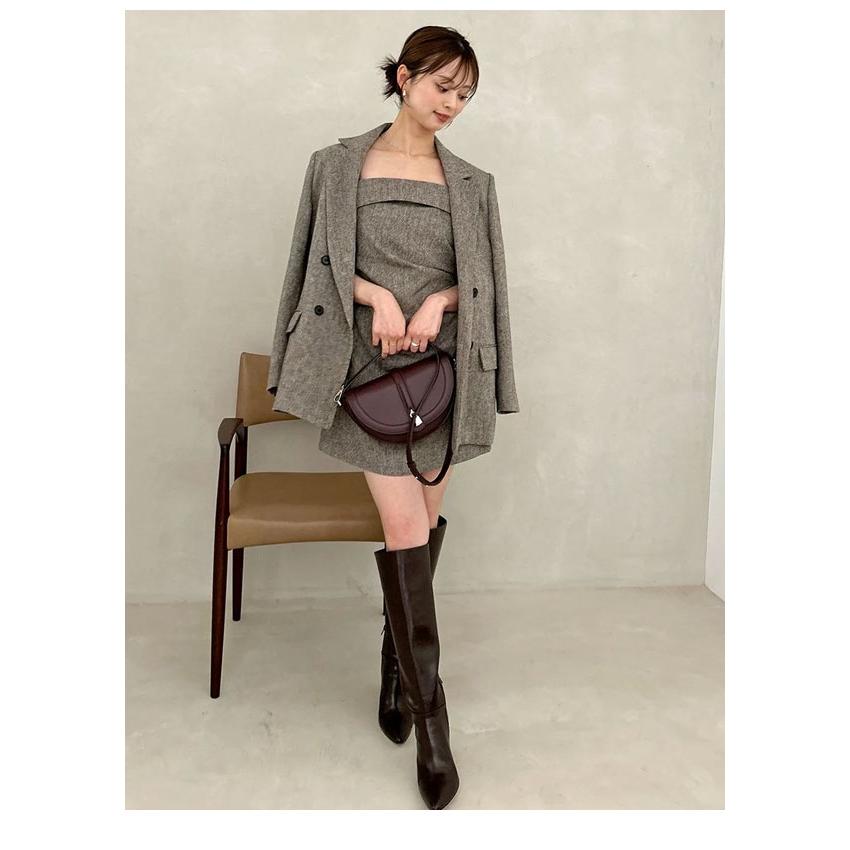 SNIDEL（スナイデル） SALE50%OFF ワンピース 25秋冬 ウールベアミニ