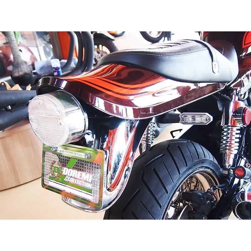Z900RS Z1スタンダード鉄メッキリアフェンダークリアランプセット