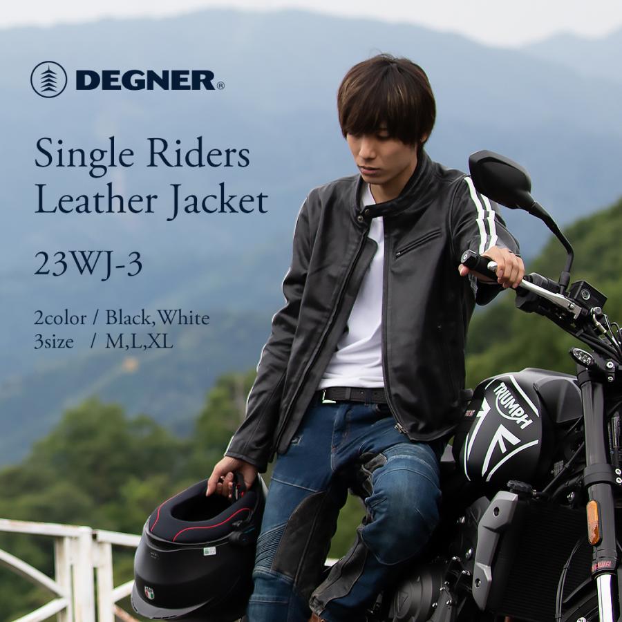 DEGNER（デグナー） レザージャケット レザー メンズ 23WJ-3 バイク