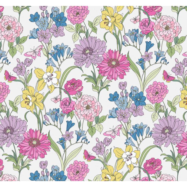 壁紙 クロス 花柄 輸入壁紙 ローラアシュレイ 119846 Gilly 花
