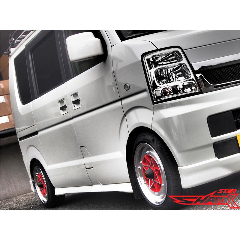 軽用 スターシャーク +38 1460 14インチ 6J 100-4H アルミホイール2本