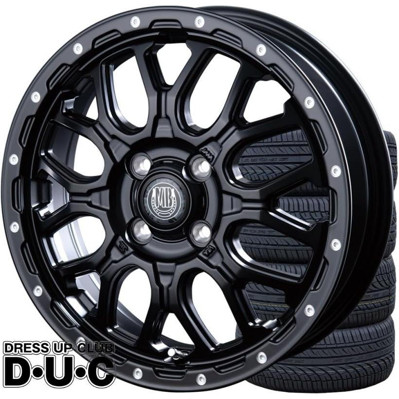 価格重視 12インチアルミホイールタイヤセット 軽トラ軽バン 145/80R12