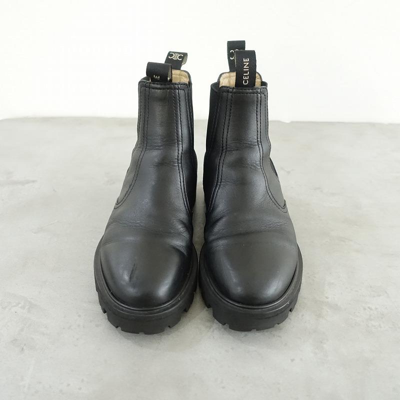 定価15.4万】セリーヌ CELINE *マーガレットチェルシーブーツ 38/24.5