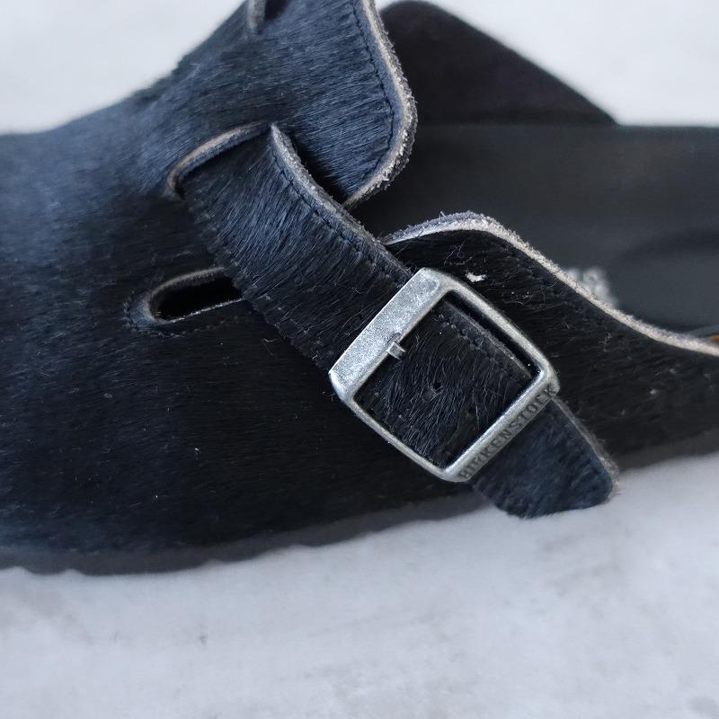 希少】ビルケンシュトック BIRKENSTOCK *BOSTON ハラコサボサンダル 38