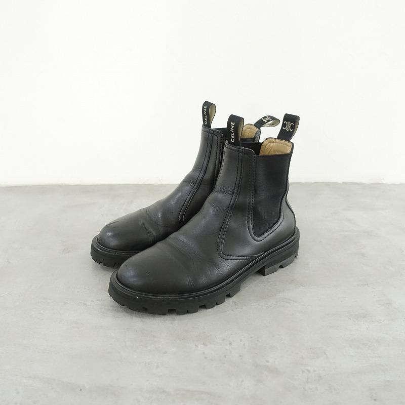 定価15.4万】セリーヌ CELINE *マーガレットチェルシーブーツ 38/24.5