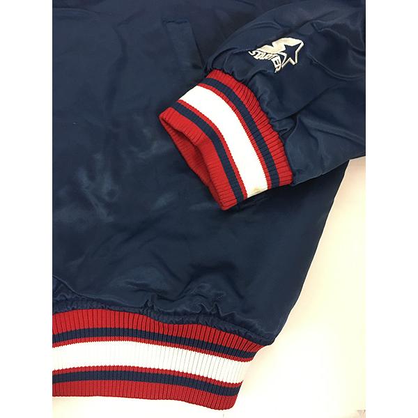 古着 90s MLB Atlanta Braves ブレーブス 光沢 サテン パデット