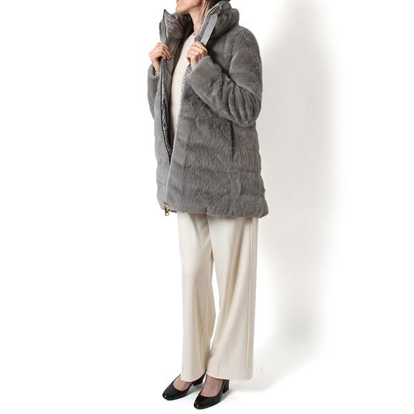 HERNO（ヘルノ） 25AWモデル レディース ショートヘアファー ダウン