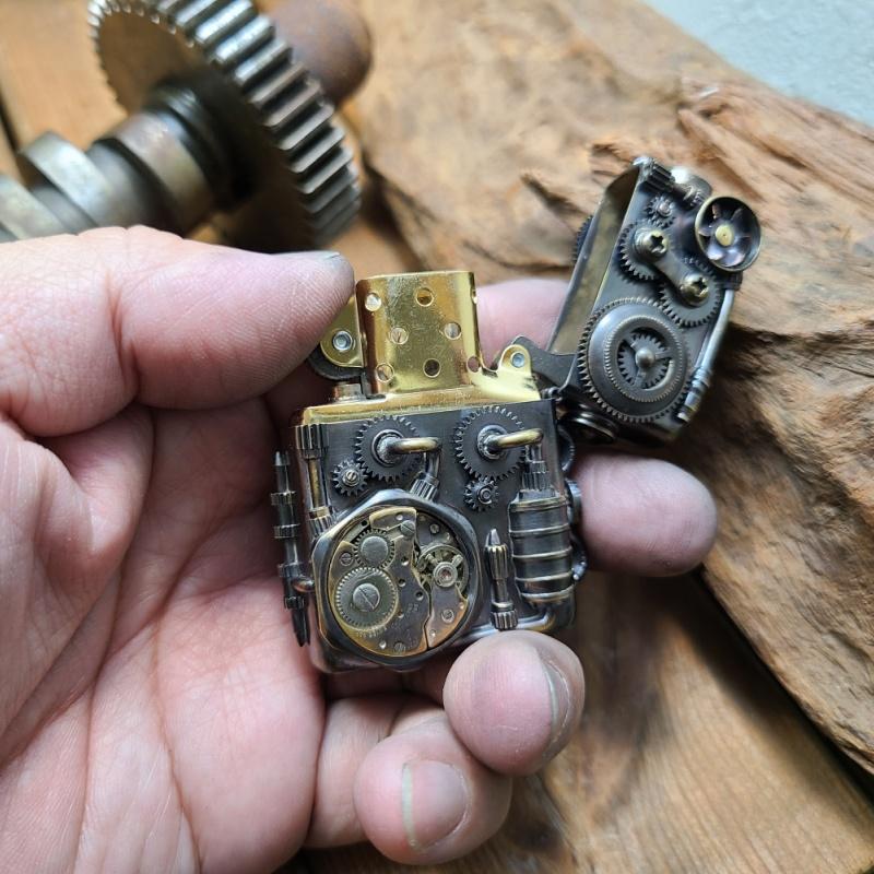 ZIPPO（ジッポー） zp06 希少 ジッポ アンティーク仕上げ スチーム