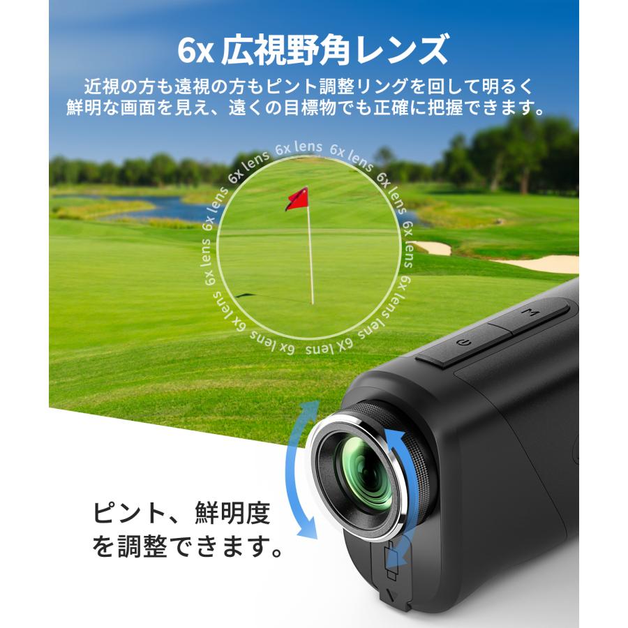 EENOUR ○今平プロ推薦○ミニ赤緑OLED ゴルフ距離計 レーザー距離計