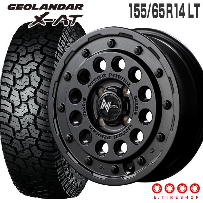 GEOLANDAR ジオランダー X-AT 155/65R14 78/75 LT H12 ショットガン 14