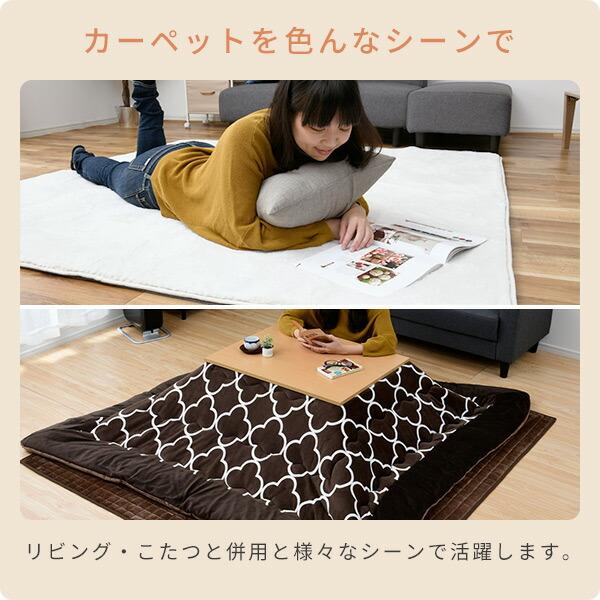 ホットカーペット 2畳 空気をキレイにする 本体 小さく折りたためる