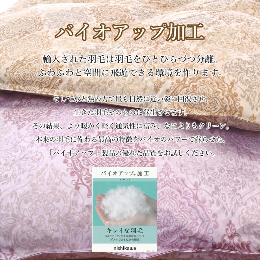 西川（nishikawa） 羽毛布団シングル ゴアテックス ロイヤルスター