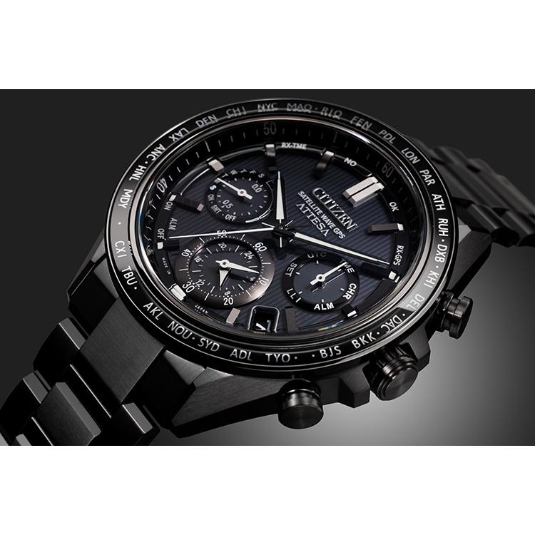 ATTESA（CITIZEN） ATTESA ACT Line 衛星電波受信 GPS ブラックチタン