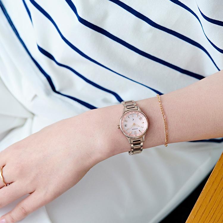 XC クロスシー xC EC1164-53W シチズン CITIZEN 電波ソーラー サクラ