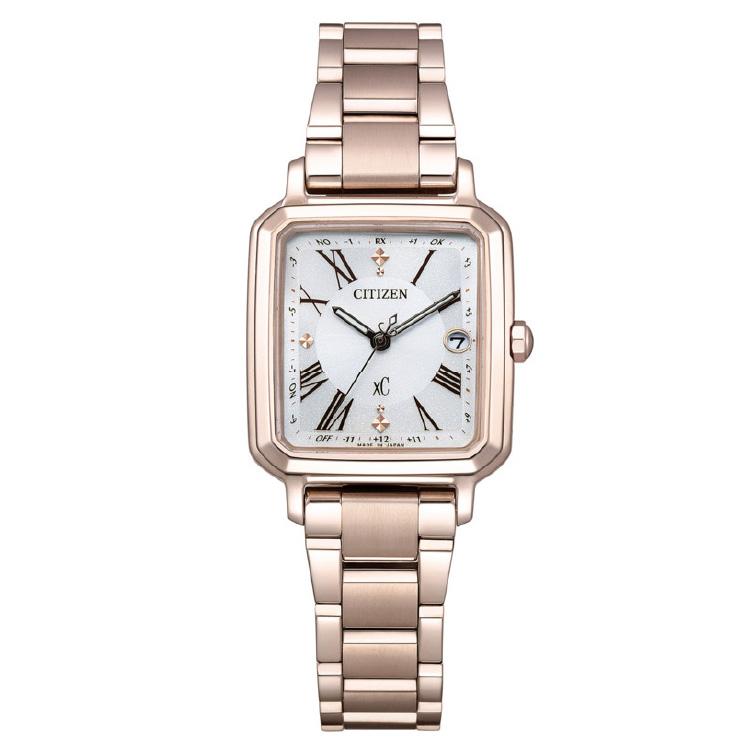 XC クロスシー xC エコドライブ電波時計 hikari 替えバンド付き サクラ