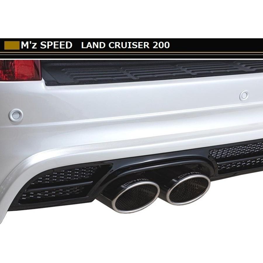 M's】TOYOTA ランクル 200 後期 M'z SPEED 左右 4本出し マフラー 4.6L
