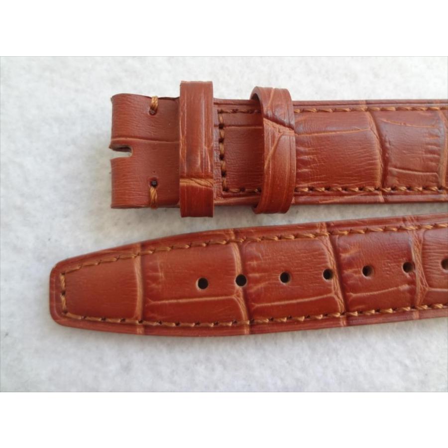 IWC ポルトギーゼ クロノグラフ用 20mm レザーベルト 茶 茶色 ブラウン