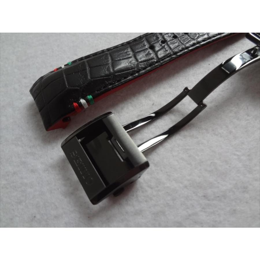 SEIKO純正バンド アストロン クロコダイル レザーベルト 22mm SBXB037