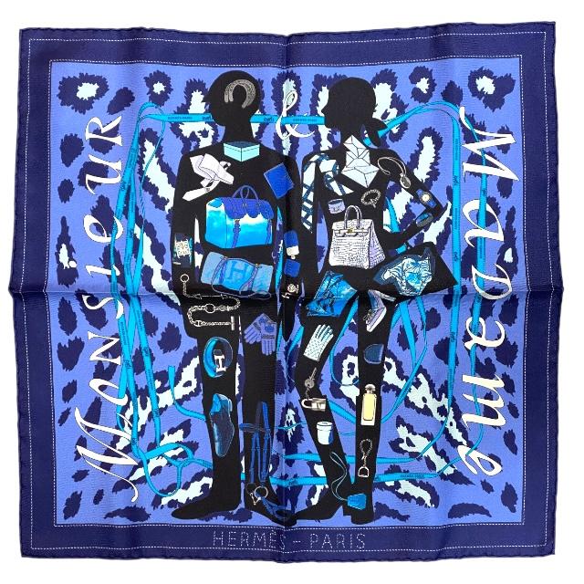 HERMES（エルメス） 【新品】HERMES スカーフ カレ45 Monsieur et